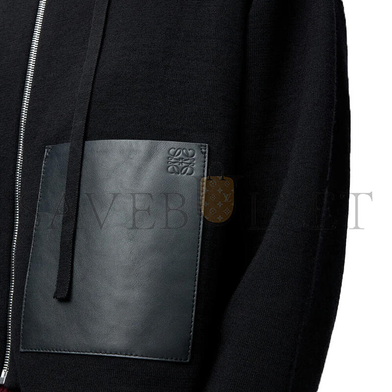 L0ew* zip-up hoodie in wool s359y14kj4